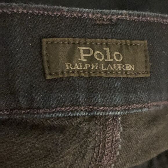 Classic Dark Denim Polo Ralph Lauren Button-Front Skirt size 14 - Picture 7 of 8